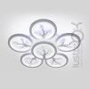 Світлодіодна LED люстра до 18 м²  з пультом  90 Вт (8135/5+1WH LED 3color)