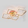 Сучасна LED люстра до 25м² у золотому корпусі 115 Вт Diasha (A8160/6G)