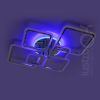 Led люстра 20м² з пультом 115 Wt у сріблі Diasha (A8160/6HR LED 3color)
