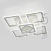 Потужна люстра LED на 18м² з пультом квадратний дизайн (V X6160-5 WT)