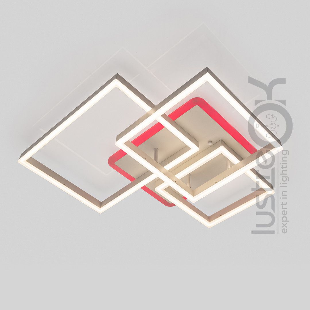 Світлодіодна люстра з пультом до 20 м² 130W 7006WH LED 3color