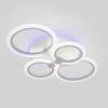 Led люстра 96Вт з регулюванням яскравості та пультом до 18 м² (1126/4 Wh RGB)