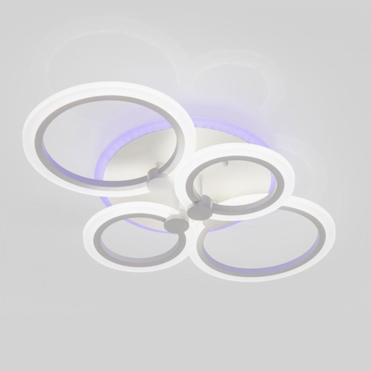 Led люстра 96Вт з регулюванням яскравості та пультом до 18 м² (1126/4 Wh RGB)