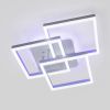Світлодіодн Led  люстра до 18м² з пультом 100 Wt з RGB-підсвіткою, білий корпус (MX11058/3S WH)