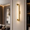 Сучасне світлодіодне Led бра кришталь у кольорі латунь (6116GD)