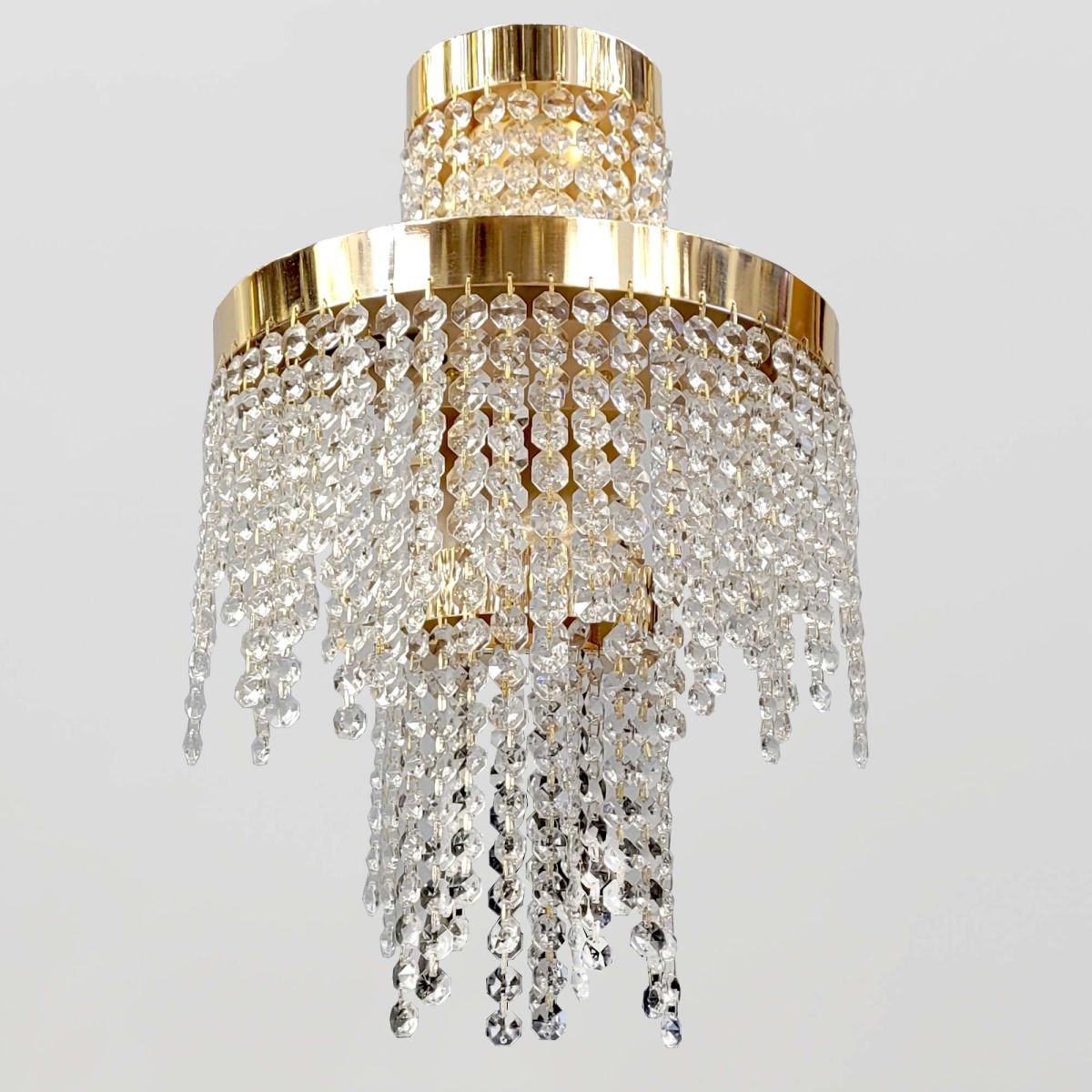 Кришталеве Led бра  у золотому кольорі (376/B WALL GD)
