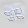 Люстра Led до 15 м² біла 72W з підсвічуванням (V 3207-2+2C WH)