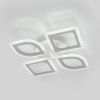 Люстра Led до 15 м² біла 72W з підсвічуванням (V 3207-2+2C WH)