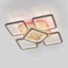 Сучасна світлодіодна LED люстра з пультом до 15 м² 80W MX2557/4+1S WH LED
