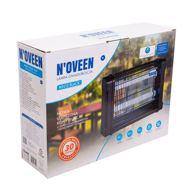 Електричний знищувач комах та мух Noveen IKN-12 (до 40 м²)