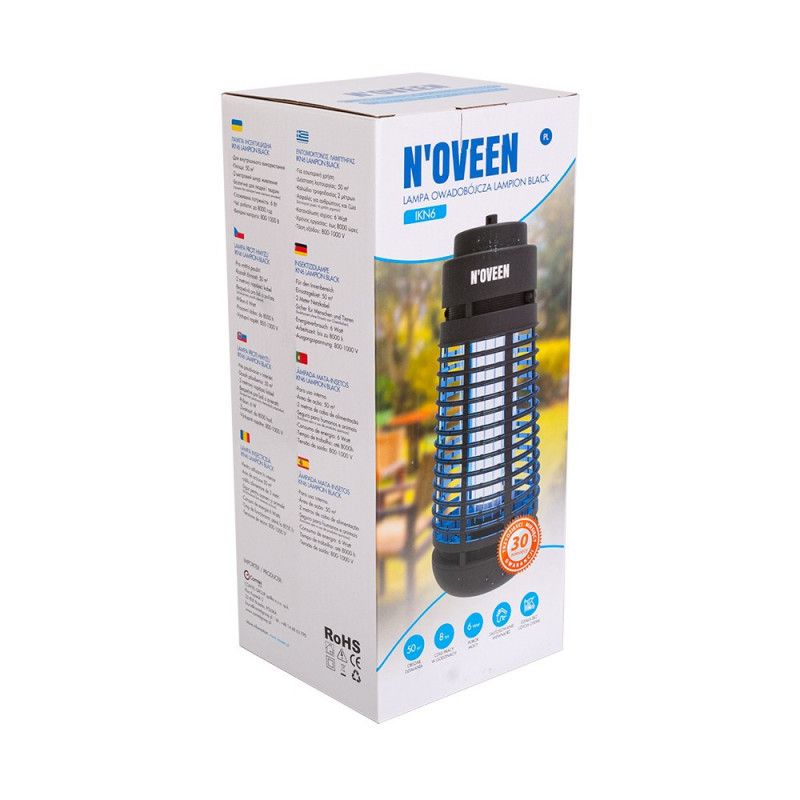 Електричний знищувач комах Noveen IKN-6 (для приміщень та терас до 50 м²)
