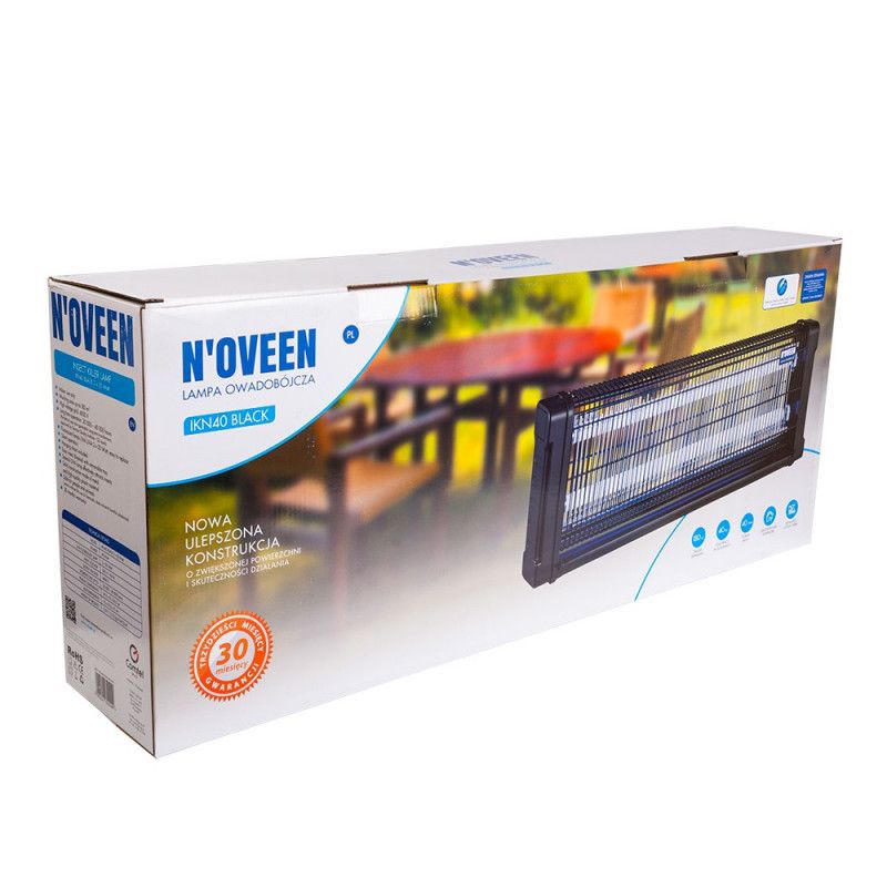 Професійний знищувач комах та мух Noveen IKN-40 Black (для великих площ до 180 м²)