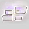 Світлодіодна Led люстра до 16 м² ромби 62 Вт з пультом керування (A8060/2+2WH LED 3color)