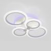Led люстра 96Вт з регулюванням яскравості та пультом до 18 м² (1126/4 Wh RGB)