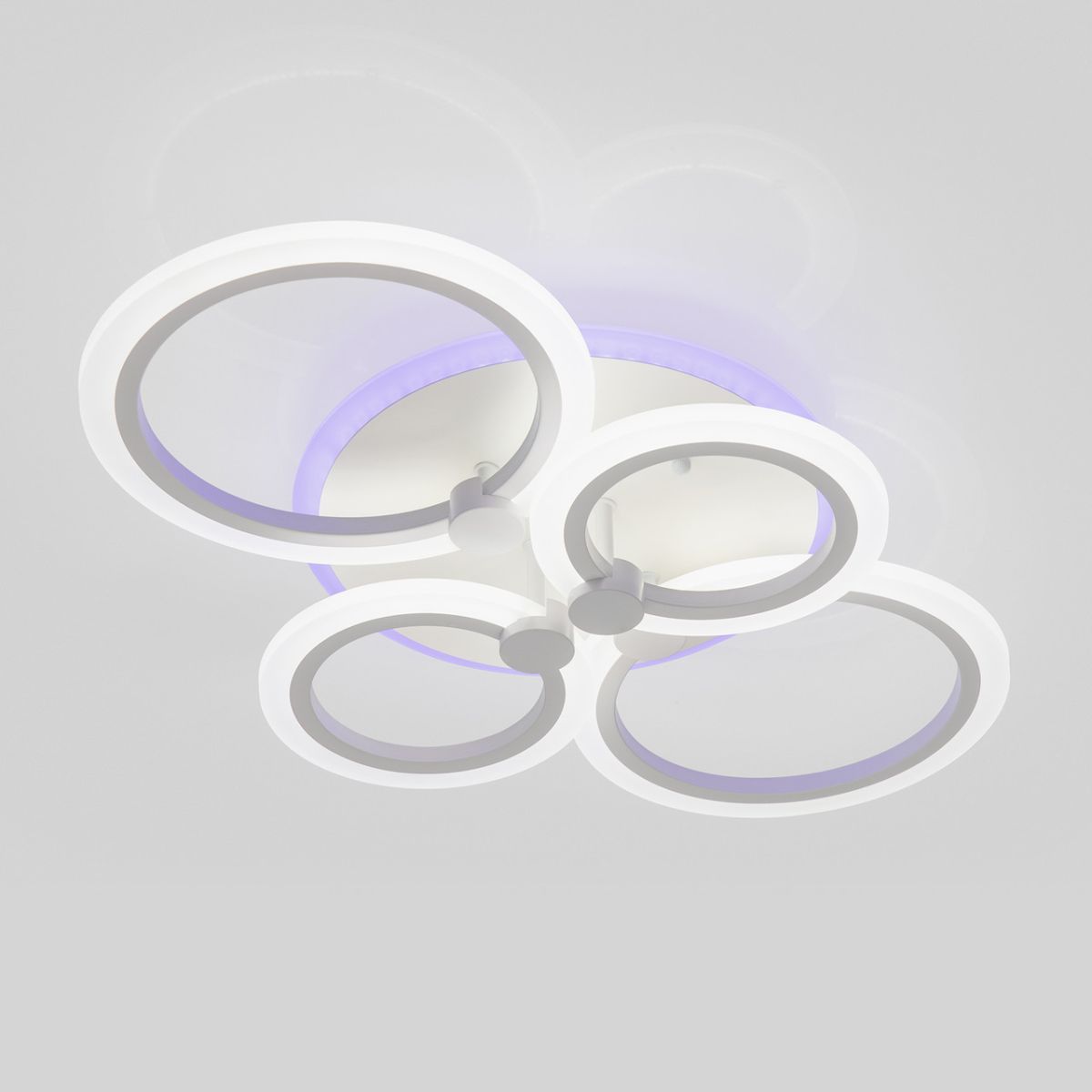 Led люстра 96Вт з регулюванням яскравості та пультом до 18 м² (1126/4 Wh RGB)