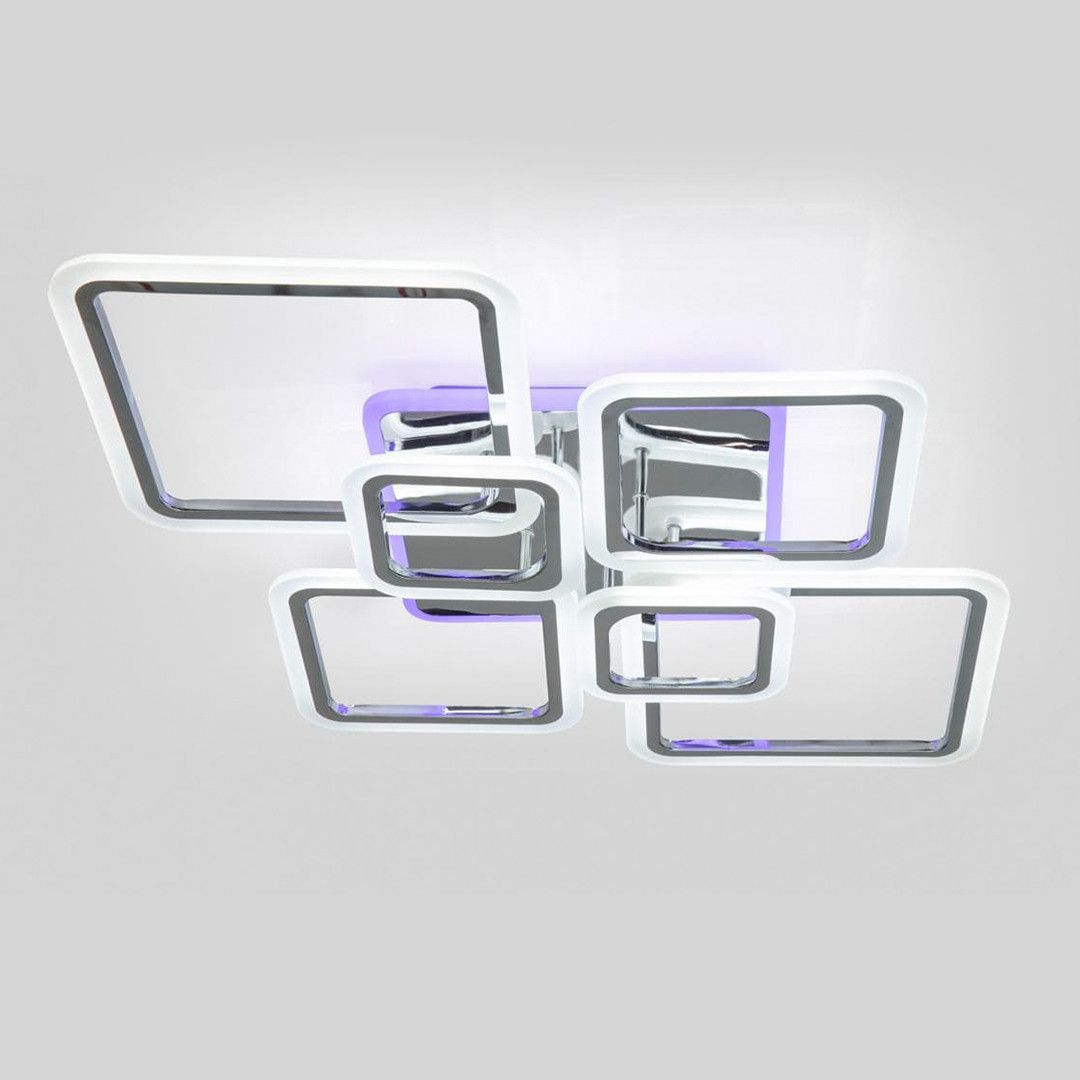 Светодиодная LED люстра с RGB подсветкой и пультом, 150 Вт, до 25 м² 1140/6 HR