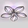 Стельова Led люстра 75 Вт з пультом до 20 м² кавові зерна (8092/5HR LED 3color)