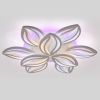 Велика LED-люстра 165 Вт з пультом до 30 м для великих кімнат (8092/6+3WH LED 3color dimmer)