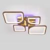 Люстра світлодіодна Led до 20 м² з пультом 120 Вт. корпус золото (VK39047-2+2-TL GD)