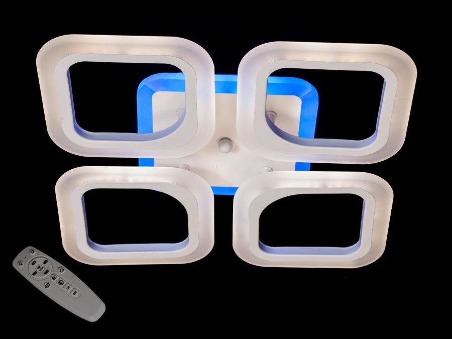 Світлодіодня LED люстра з диммером до 10 м² 55 Вт AS8060/4WH