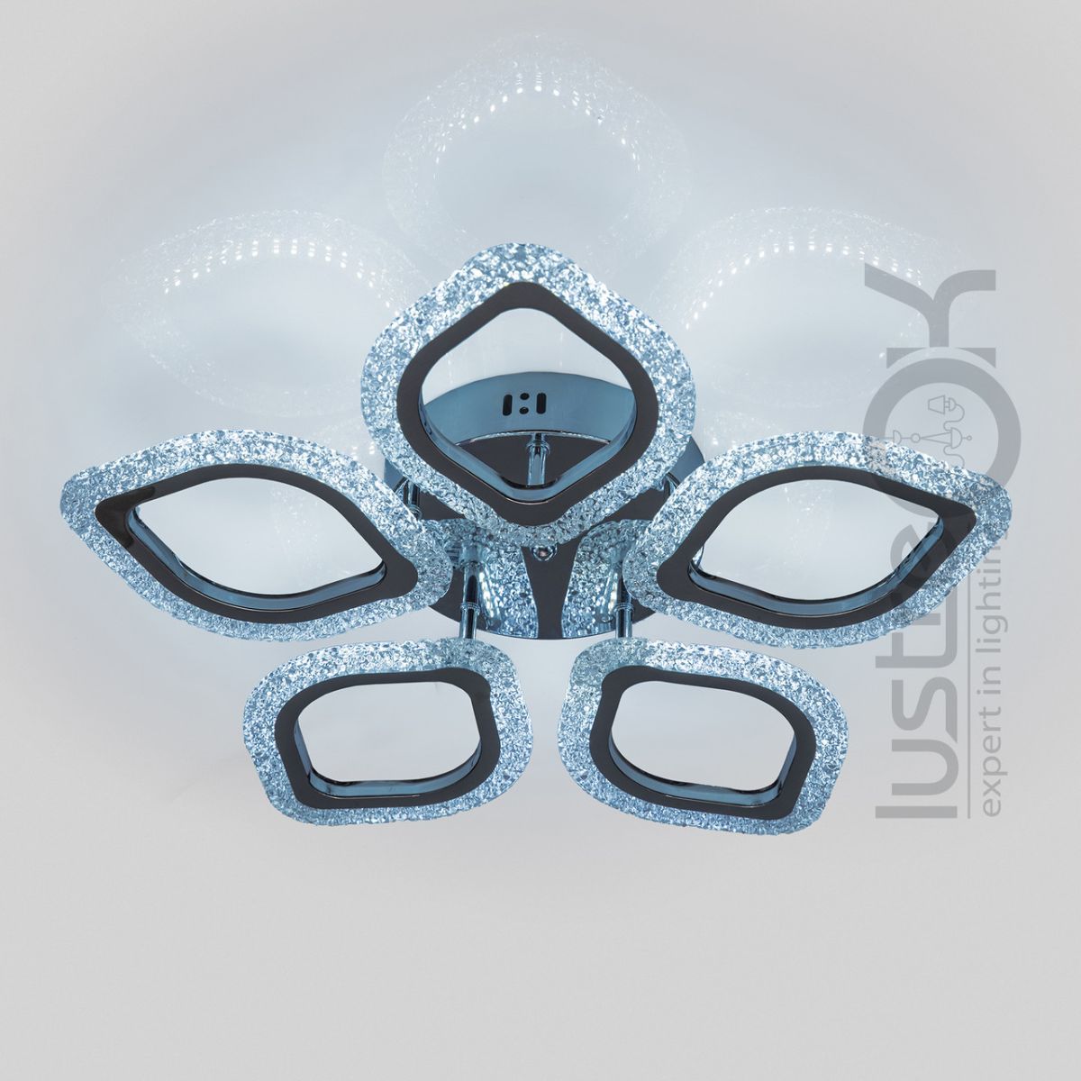 Люстра світлодіодна з пультом 80 Вт до 15 м² V K39207/5 CR