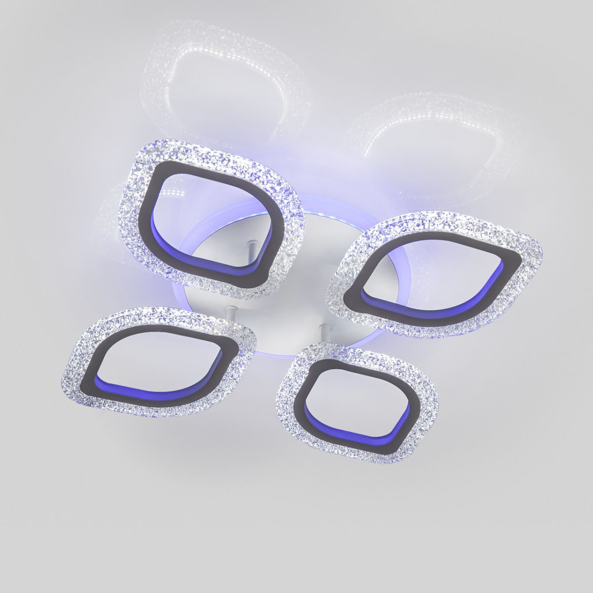 Люстра 15 м² світлодіодна Led з пультом 70 Вт (V K39207/4-TL WT)