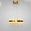 Кришталева LED люстра в стилі Бароко до 18м² бронзовий корпус 90W Alba Lux Royal