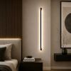 Сучасне настінне LED бра 180 см у чорному корпусі 44 Вт (786AM8801 (1800) BK)