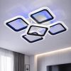 Led люстра до 16 м² світлодіодна 60 Wt з пультом керування (4+1BK LED 3color)