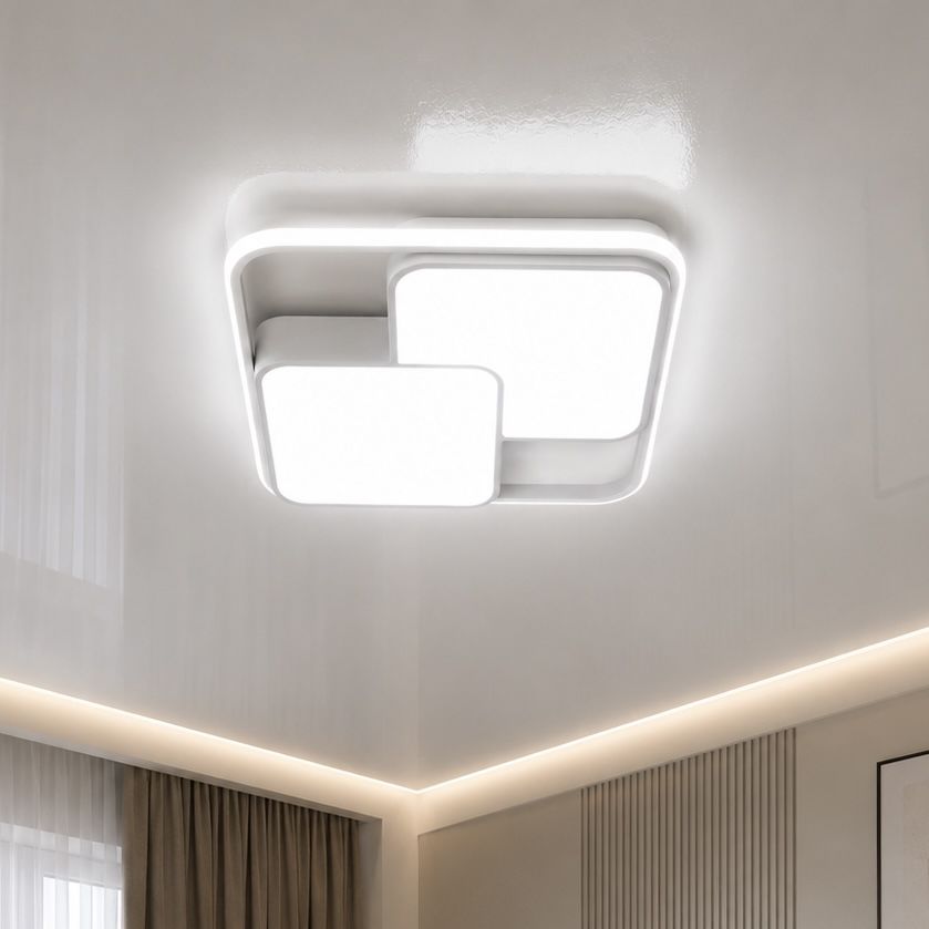 Світлодіодна стельова Led люстра 140Wt Simple Forms (8811-500 WH)
