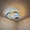 Стельова LED-люстра до 20м² з пультом 120 Вт (Білий/Чорний/Хром) P5-YH469