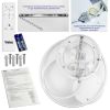 Стельова LED люстра до 25 м² дизайнерською формою з пультом 100 Вт (VIOLUX SPINER 220515)