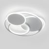 Стельова LED люстра 25 м² круглої форми 100 Вт біла з пультом керування (VIOLUX SPINER 220525)