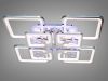 Люстра світлодіодна стельова 8157/4+4HR LED 3color dimmer