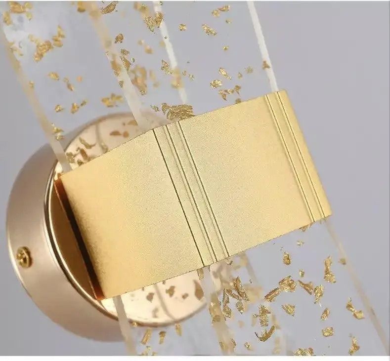 Дизайнерське настінне LED колір Золото 20W з ефектом фольги Gilded Aura (901GD)