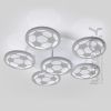 Люстра світлодіодна стельова для дитячої кімнати до 18 м² 105W 8065/5+1WH LED 3color