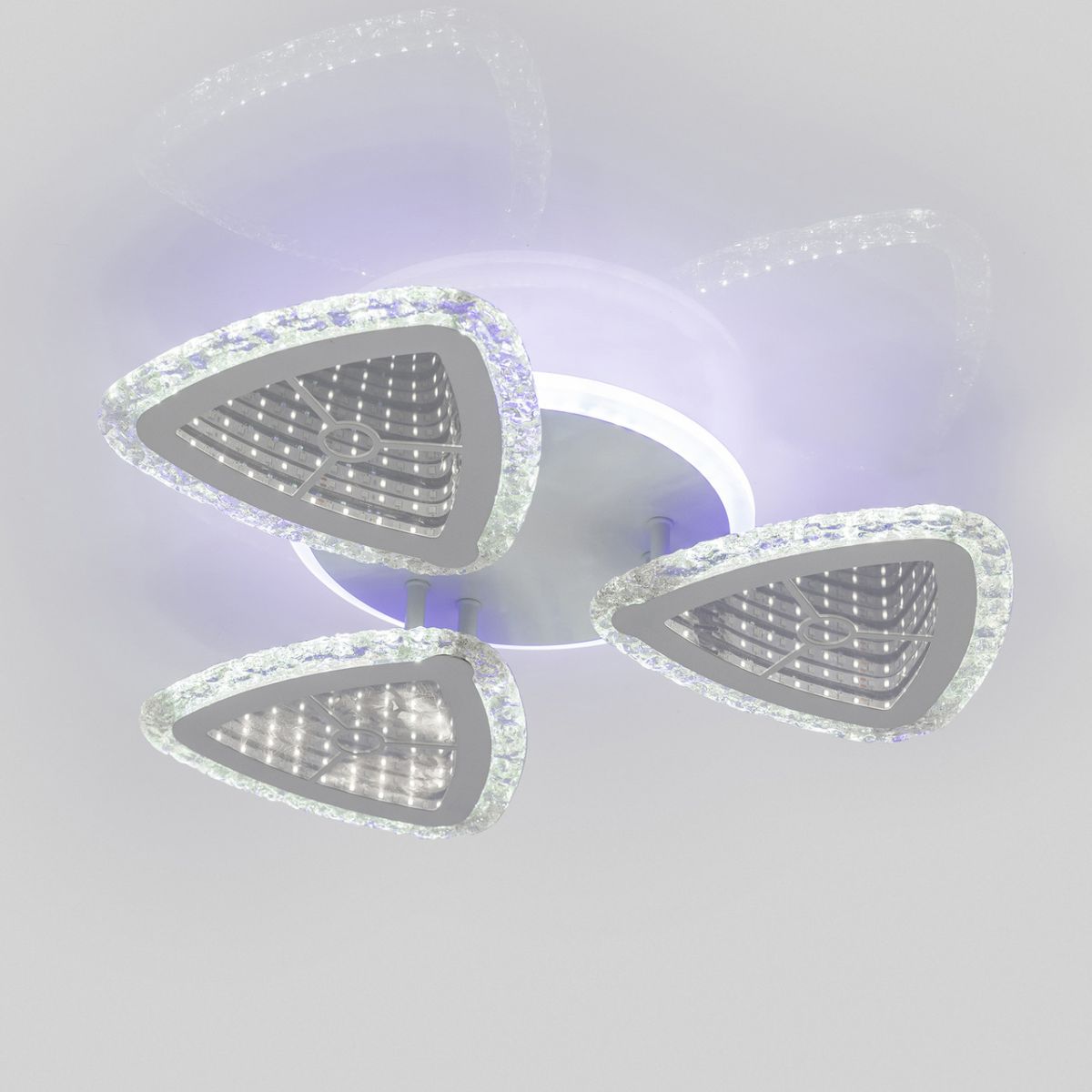Люстра світлодіодна Led до 15м² з пультом 90Вт (V K39932-3+1 WT)