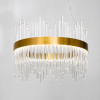 Кришталева LED люстра в стилі Бароко до 18м² бронзовий корпус 90W Alba Lux Royal