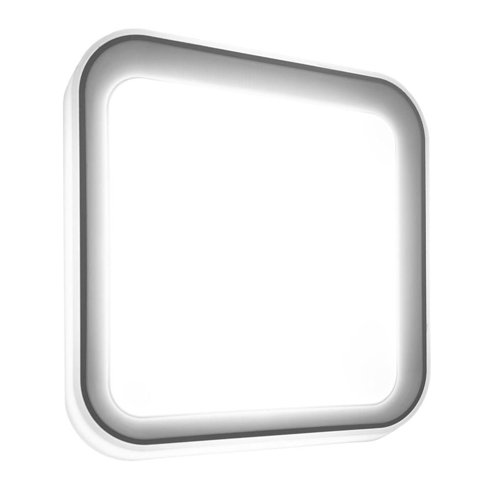 Стельовий LED світильник 70 Вт квадратної форми до 18 м² (Violux MILAN 70W 4500K)