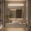 Біле лінійна настінне Led бра 80 см  Minimalism Line White 20W  (6334/80WH)