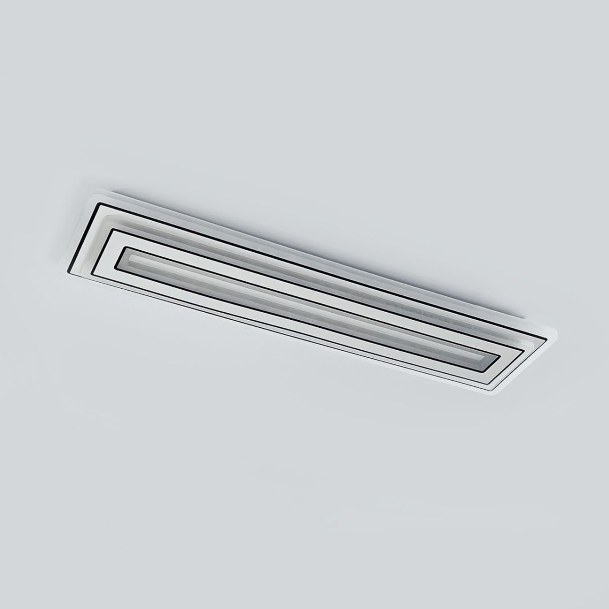 Стельова LED-люстра Чорний+Білий, 95 Вт (SY-7394/580)