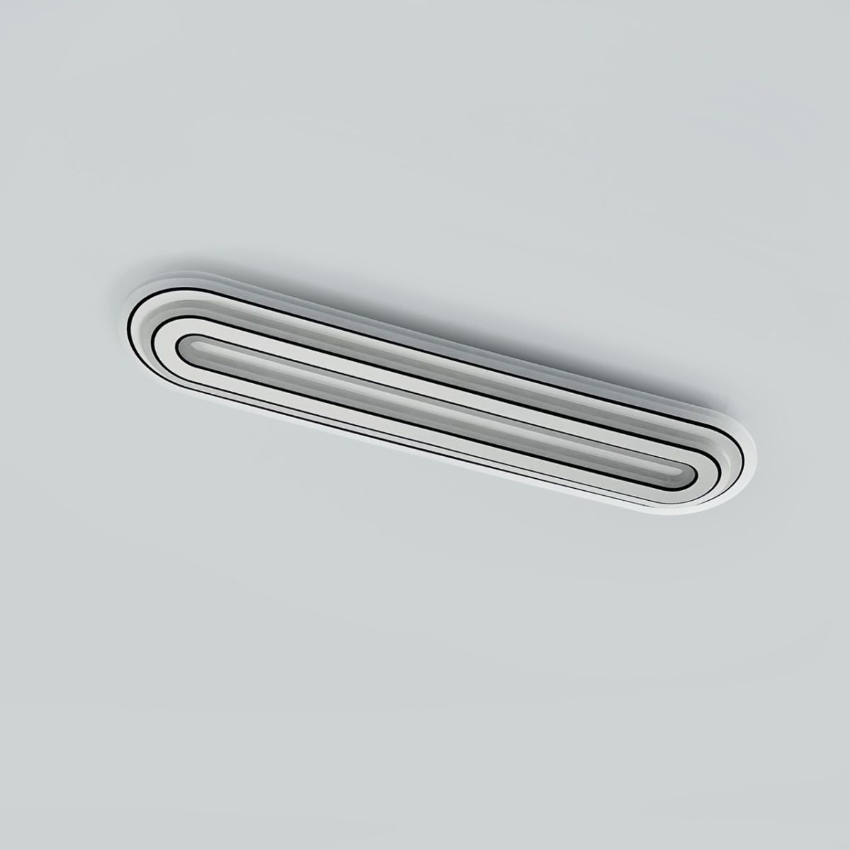 Стельова LED-люстра SY-7395/580 (Чорний+Білий, 90 Вт)