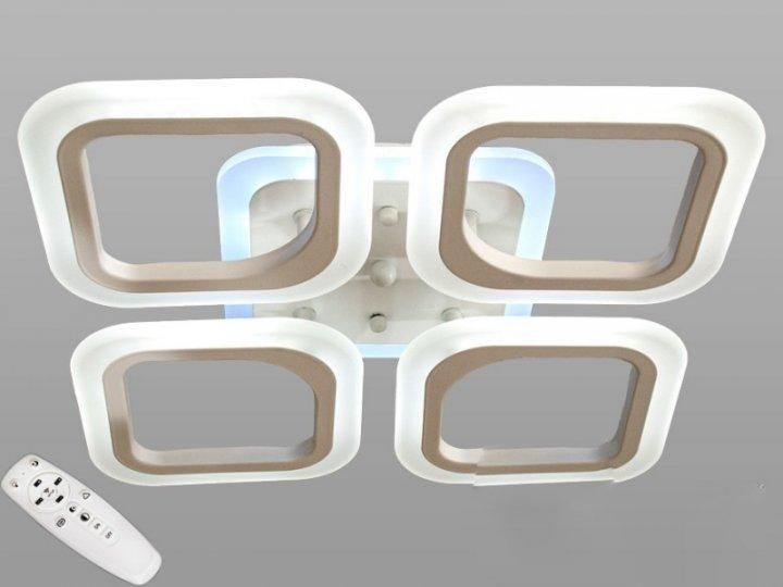 Світлодіодня LED люстра з диммером до 10 м² 55 Вт AS8060/4WH