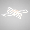 Сучасна Led люстра до 20м² білого кольору 164 Wt Geometria Gravity White