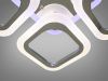 Світлодіодна LED люстра з пультом до 10 м² 55W AS8060/4 HR LED 3color dimmer
