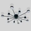 Люстра стельова світлодіодна з пультом Led до 25-30 м² SY-7800/12 BK