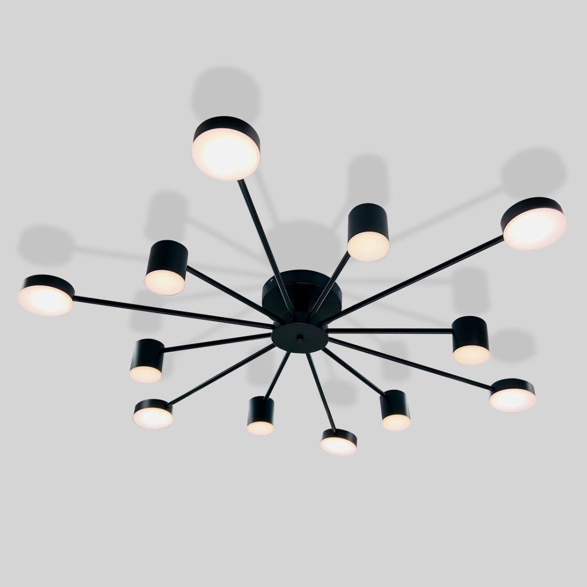 Люстра стельова світлодіодна з пультом Led до 25-30 м² SY-7800/12 BK