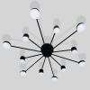 Люстра стельова світлодіодна з пультом Led до 25-30 м² SY-7800/12 BK