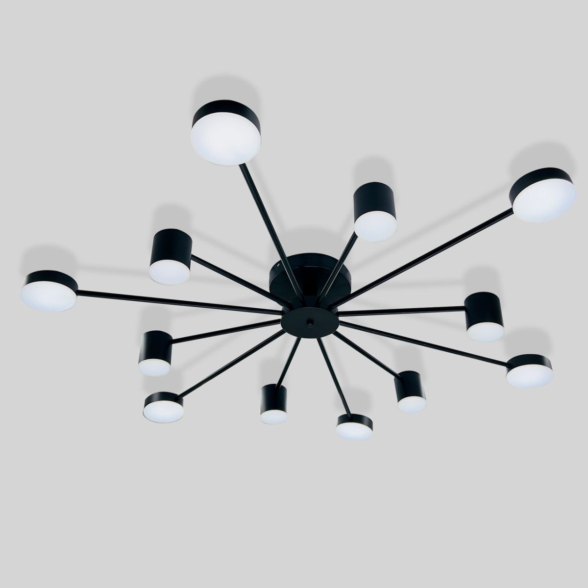 Люстра стельова світлодіодна з пультом Led до 25-30 м² SY-7800/12 BK