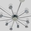 Світлодіодна Led люстра 144W, з пультом до 25-30 м² на велику кімнату SY-7800/12 CR